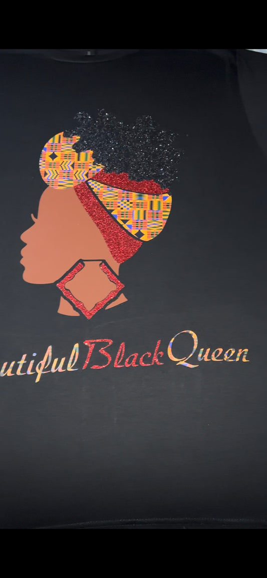 Beautiful Black Queen Tshirt